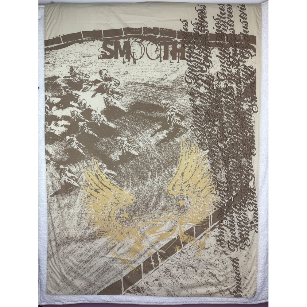 Smooth Industries Motocross Bedding Set Curtains Pillowcase‎ Full Queen Sheet
